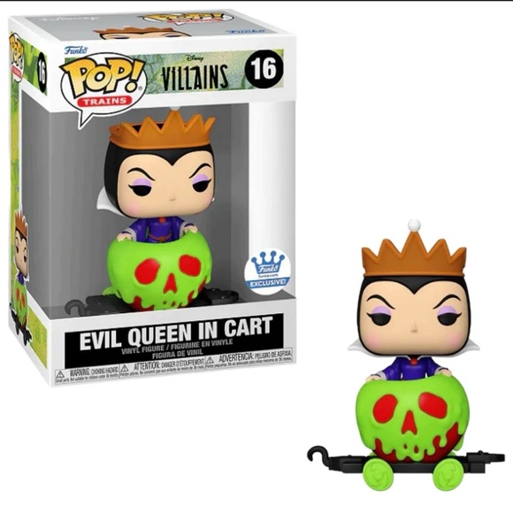 Funko POP Disney Villains 3 Included Captain Hook, Maleficent & Evil Queen - Picture 5 of 5